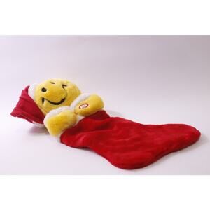 Dan Dee Tickle Wiggle, Stocking, 21", Yellow Smiley Face, Decor, ~ 251228-WH 650